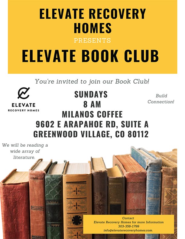 Book Club by Elevate Recovery Homes
